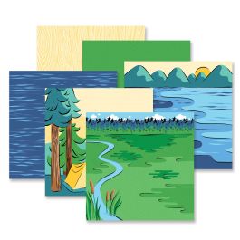 Life At The Lake Fishing Boating Tubing Scrapbooking Stickers by  Recollections