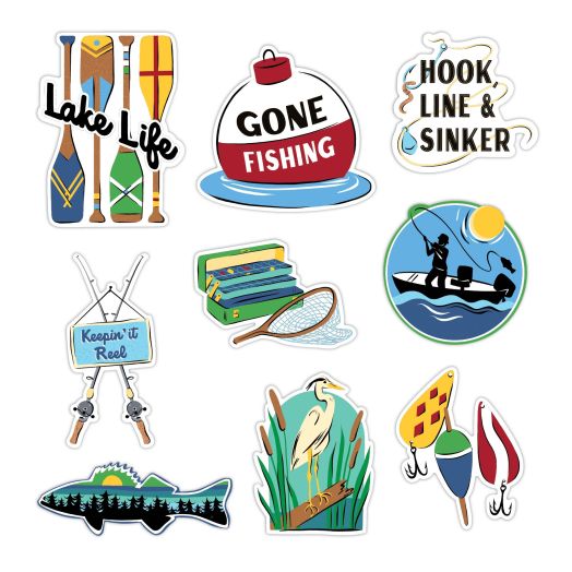 Fisherman 9 (Sports Decor: Decals)